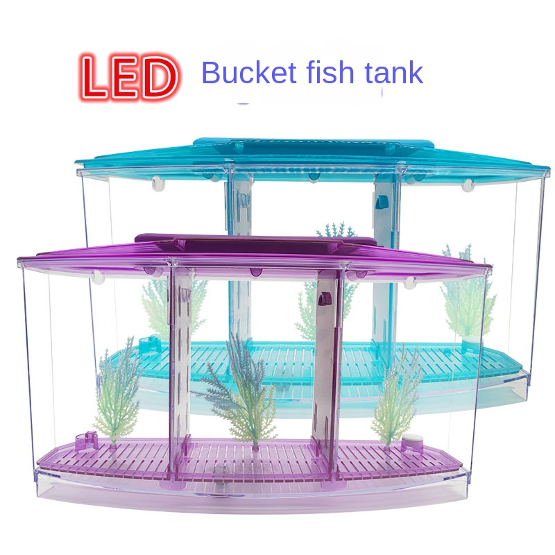 Aquarium Fish In Bowl - Mini küçük su tankı akvaryum, Betta