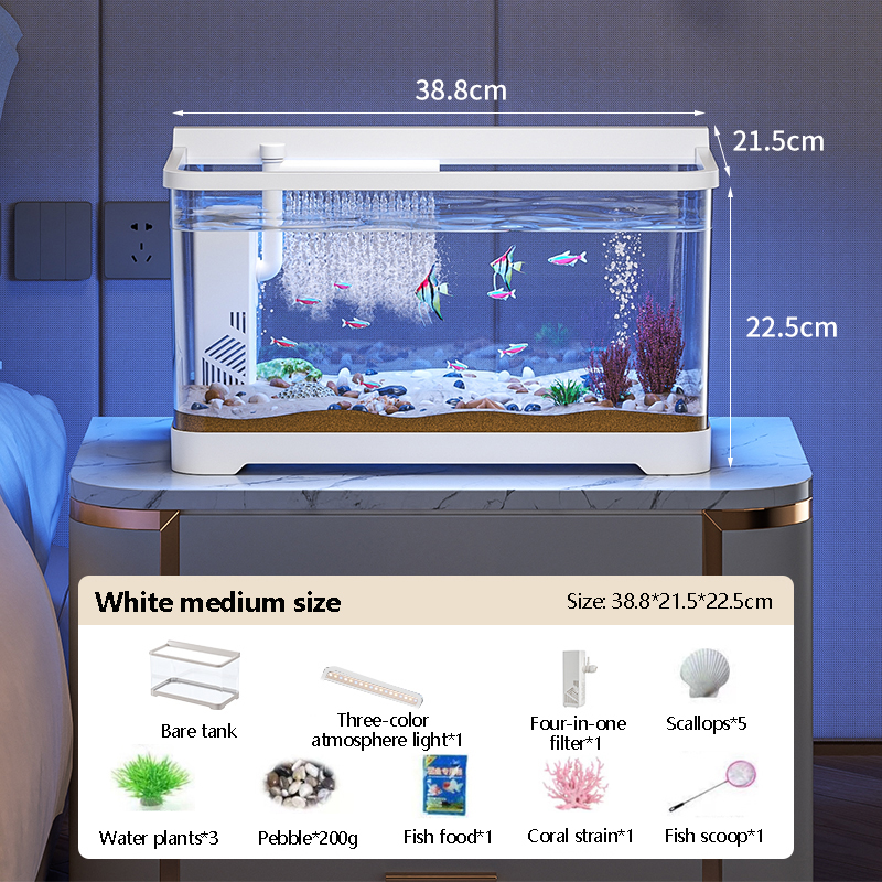 Aquarium Fish In Bowl - ABS Mini akvaryum Betta akvaryum başlangıç