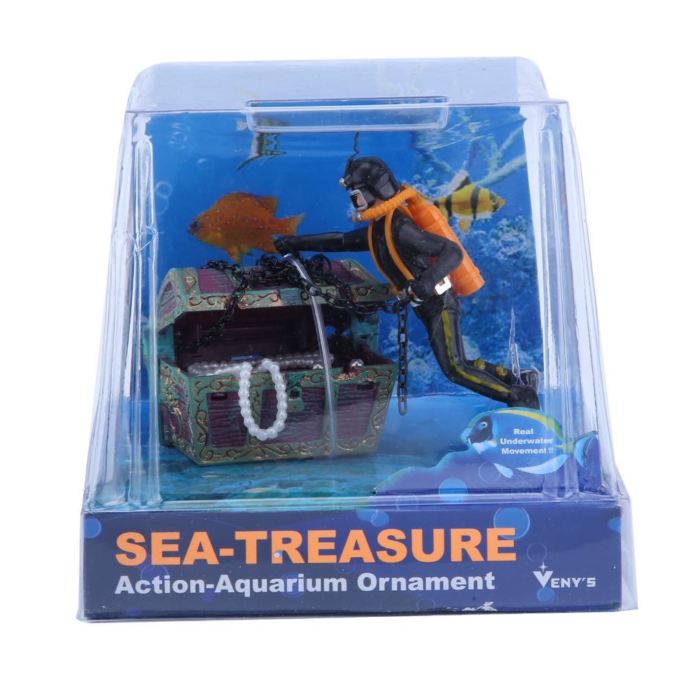 Aquarium Fish Black - Reçine Akvaryum Süsü Hava Çalıştırmalı Gerçekçi