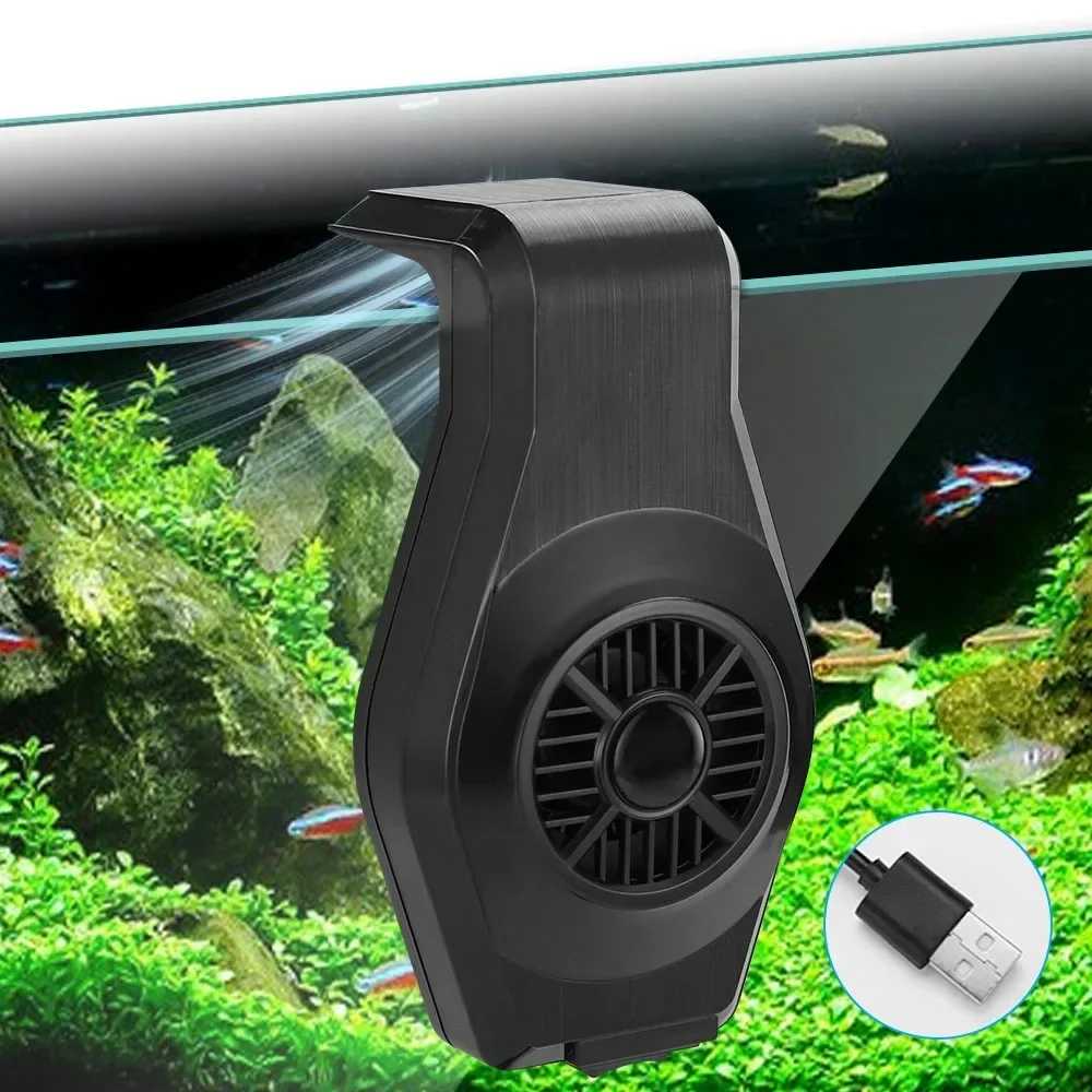 Aquarium Fish Photography - Hız Kontrollü USB Akvaryum Soğutma Fanı,