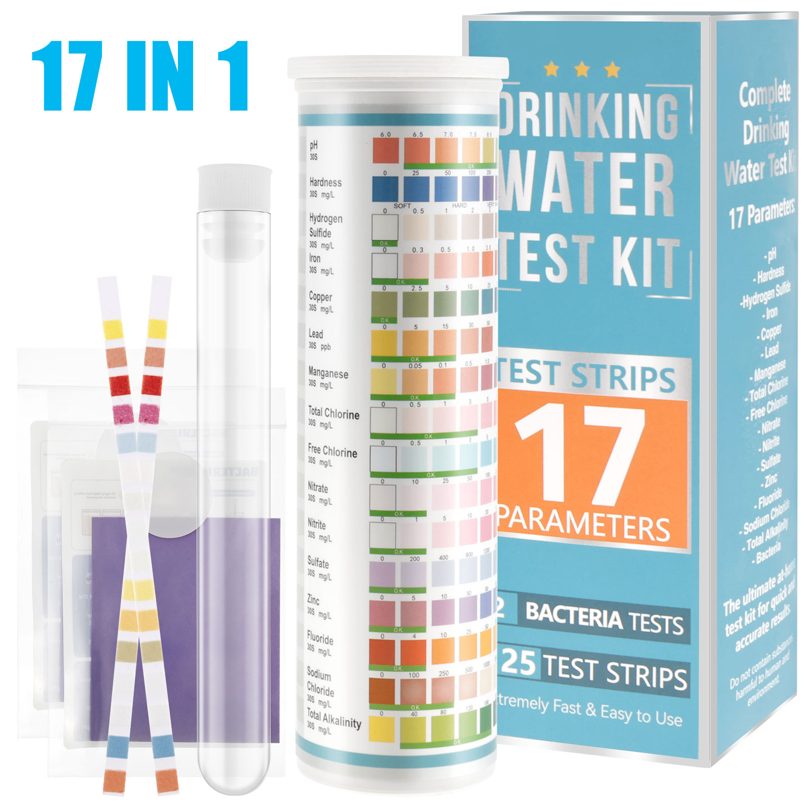Aquarium Fish Freshwater - 5-17 in 1 Akvaryum Test Şeritleri