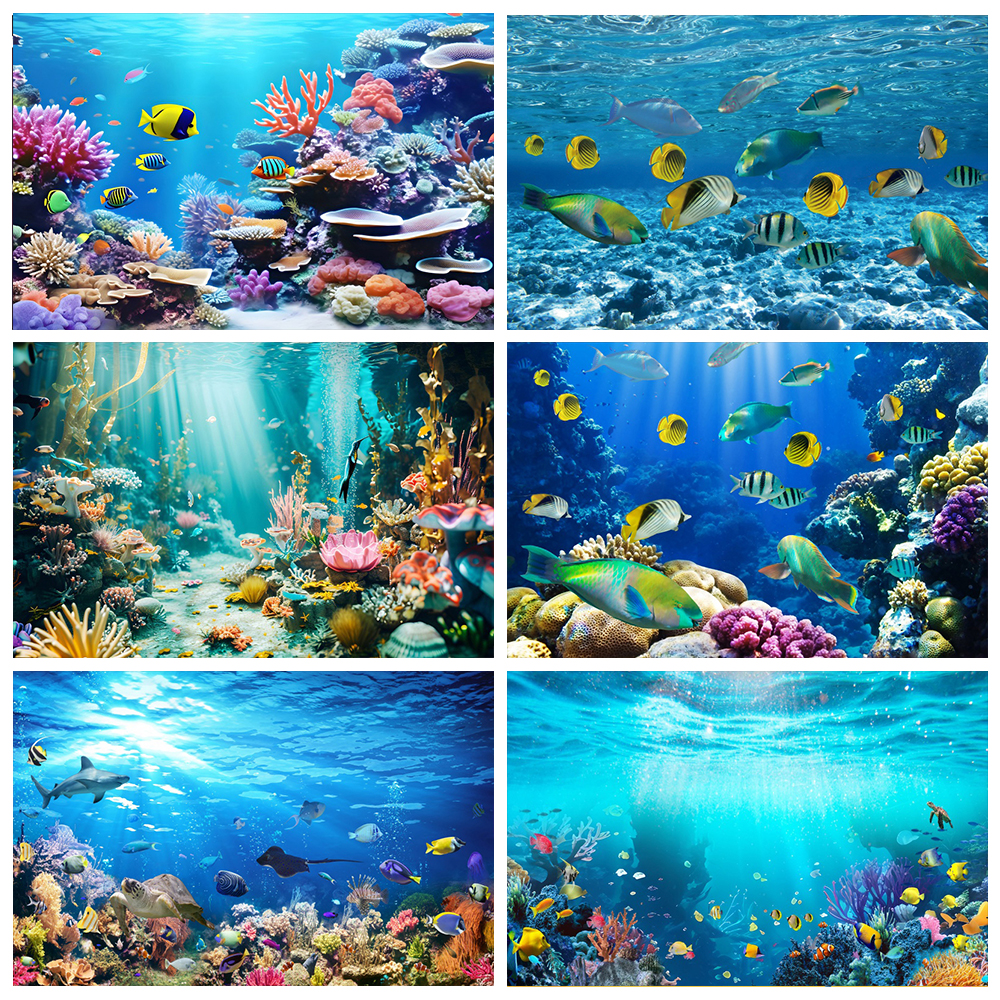 Aquarium Fish Photography - Okyanus Sualtı Dünyası Balık Mercan Akvaryum
