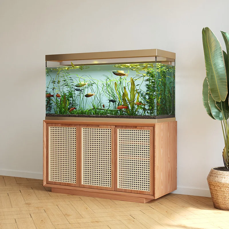 Masif Ahşap Rattan Oturma Odas - Aquarium Fish Live incelemesi ve fiyatı
