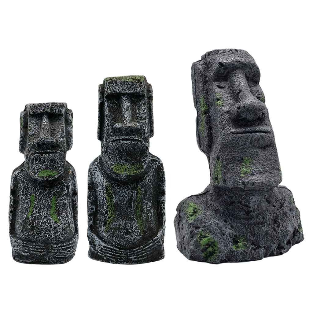 Akvaryum Moai Heykelleri Paska - Aquarium Fish Pot incelemesi ve fiyatı