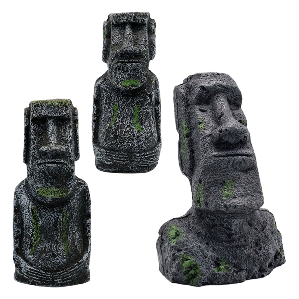 Akvaryum Moai Heykelleri Paska - Aquarium Fish Pot incelemesi ve fiyatı