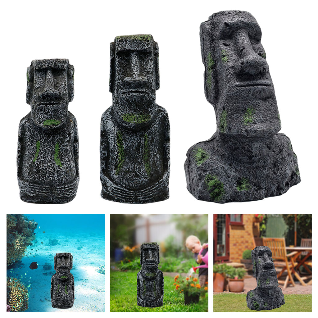 Akvaryum Moai Heykelleri Paska - Aquarium Fish Pot incelemesi ve fiyatı