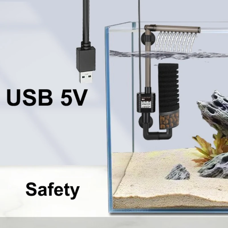 Sessiz Akvaryum Filtresi USB B - Aquarium Fish In Bowl incelemesi ve fiyatı
