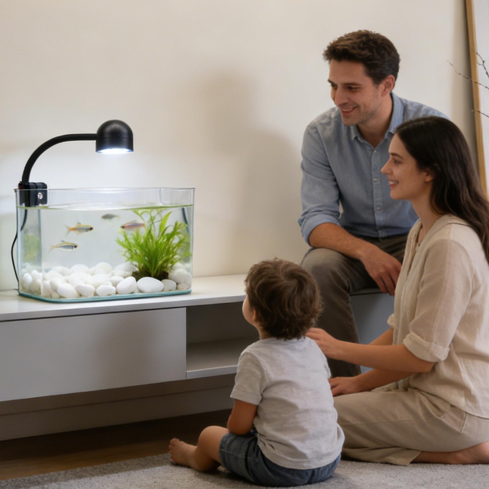 LED balık tankı ışığı 360 döne - Aquarium Fish Live incelemesi ve fiyatı