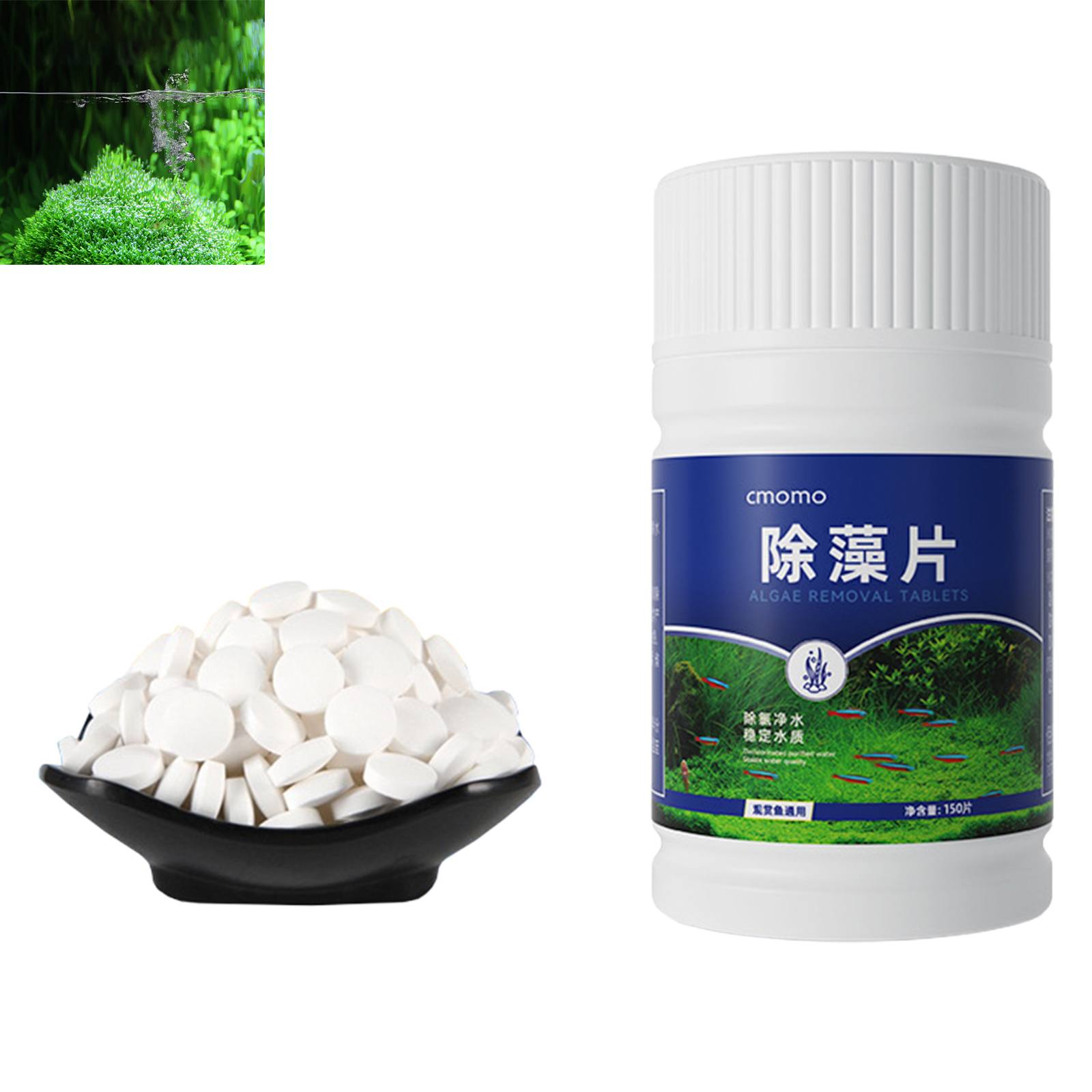150 Tablet Akvaryum Yosun Temi - Aquarium Fish Black incelemesi ve fiyatı