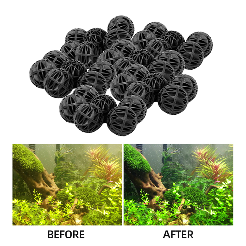 100 adet 18mm biyolojik biyo t - Aquarium Fish Black incelemesi ve fiyatı