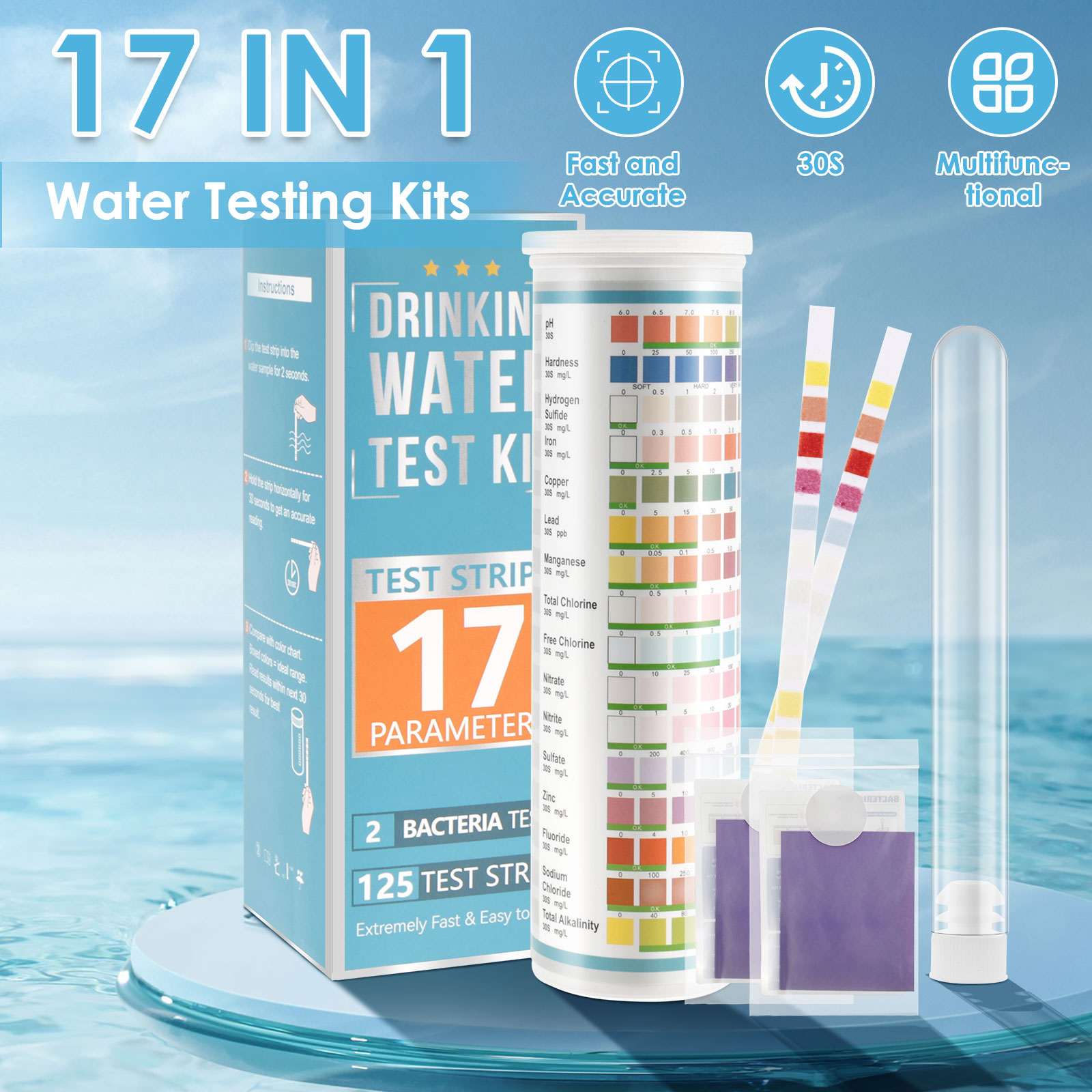 5-17 in 1 Akvaryum Test Şeritl - Aquarium Fish Freshwater incelemesi ve fiyatı