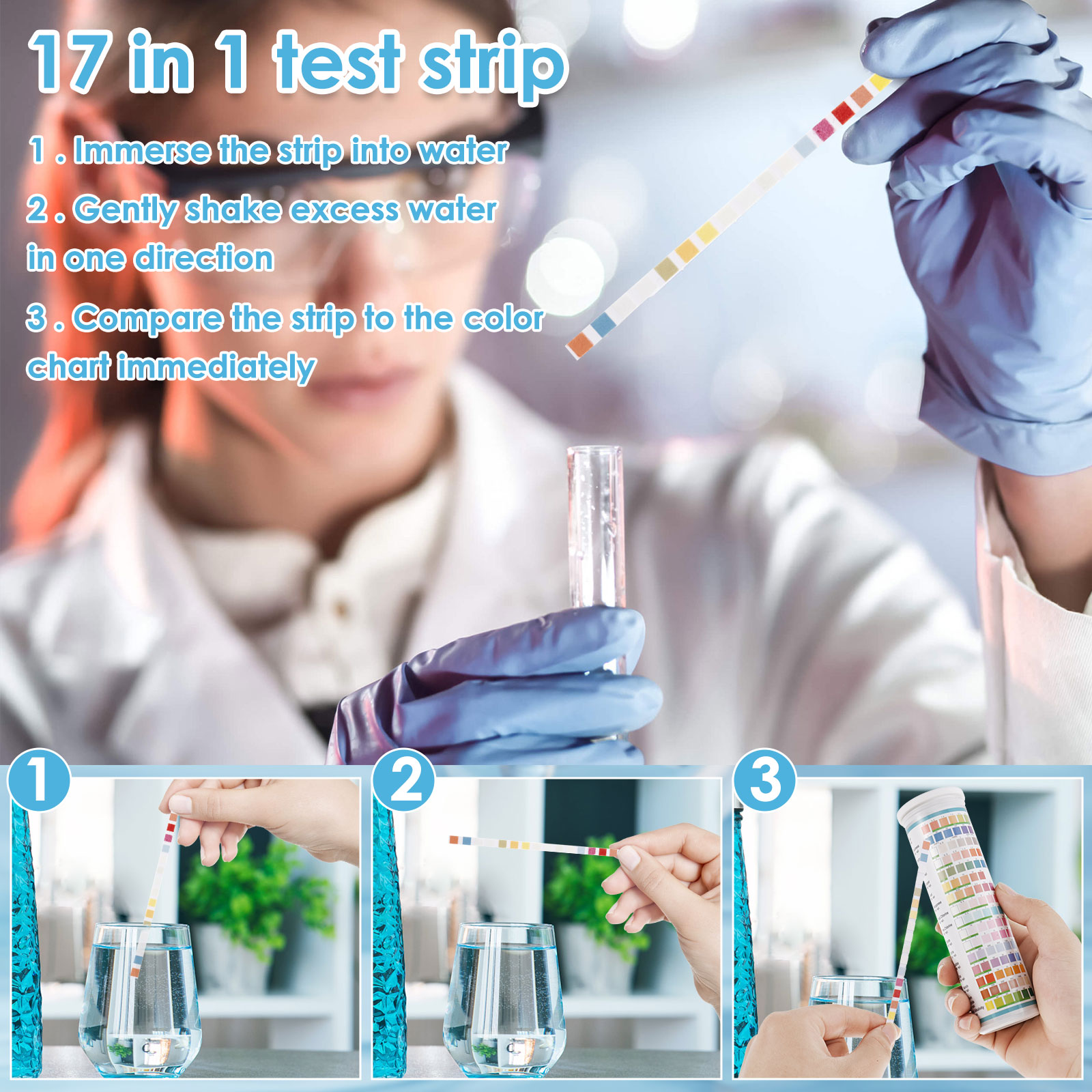 5-17 in 1 Akvaryum Test Şeritl - Aquarium Fish Freshwater incelemesi ve fiyatı