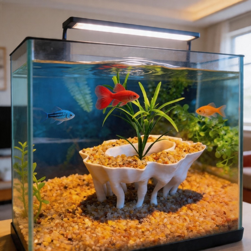 3D baskılı ağaç kökleri şeklin - Aquarium Fish Pot incelemesi ve fiyatı
