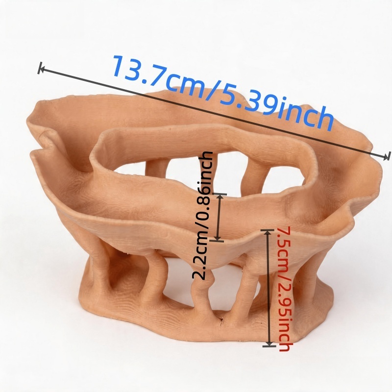 3D baskılı ağaç kökleri şeklin - Aquarium Fish Pot incelemesi ve fiyatı