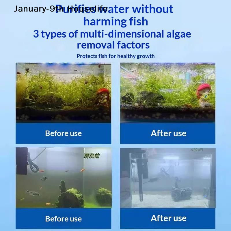 1/2/3 şişe akvaryum yosun temi - Aquarium Fish Black incelemesi ve fiyatı