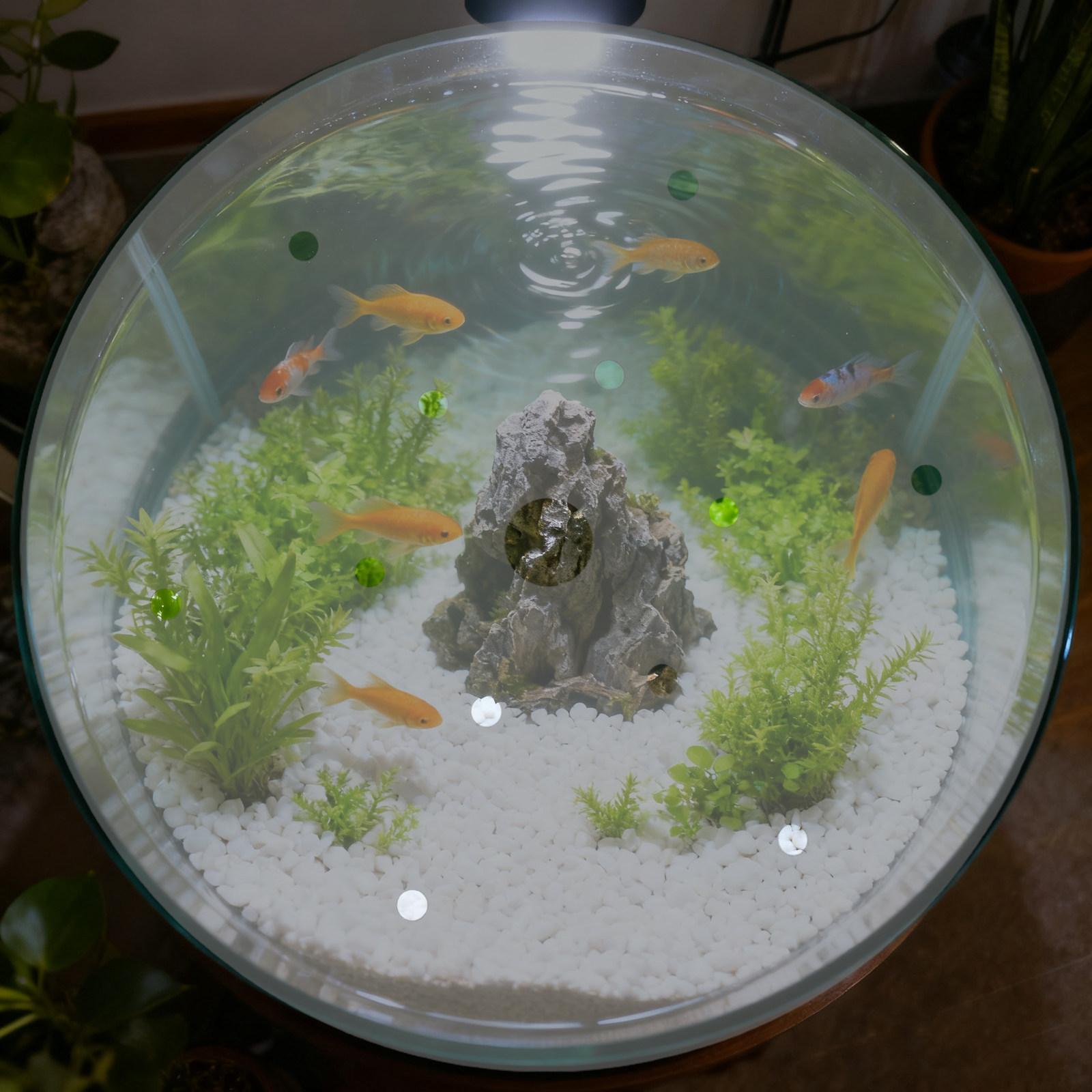 Yuvarlak Akrilik Akvaryum Kaçı - Aquarium Fish In Bowl incelemesi ve fiyatı